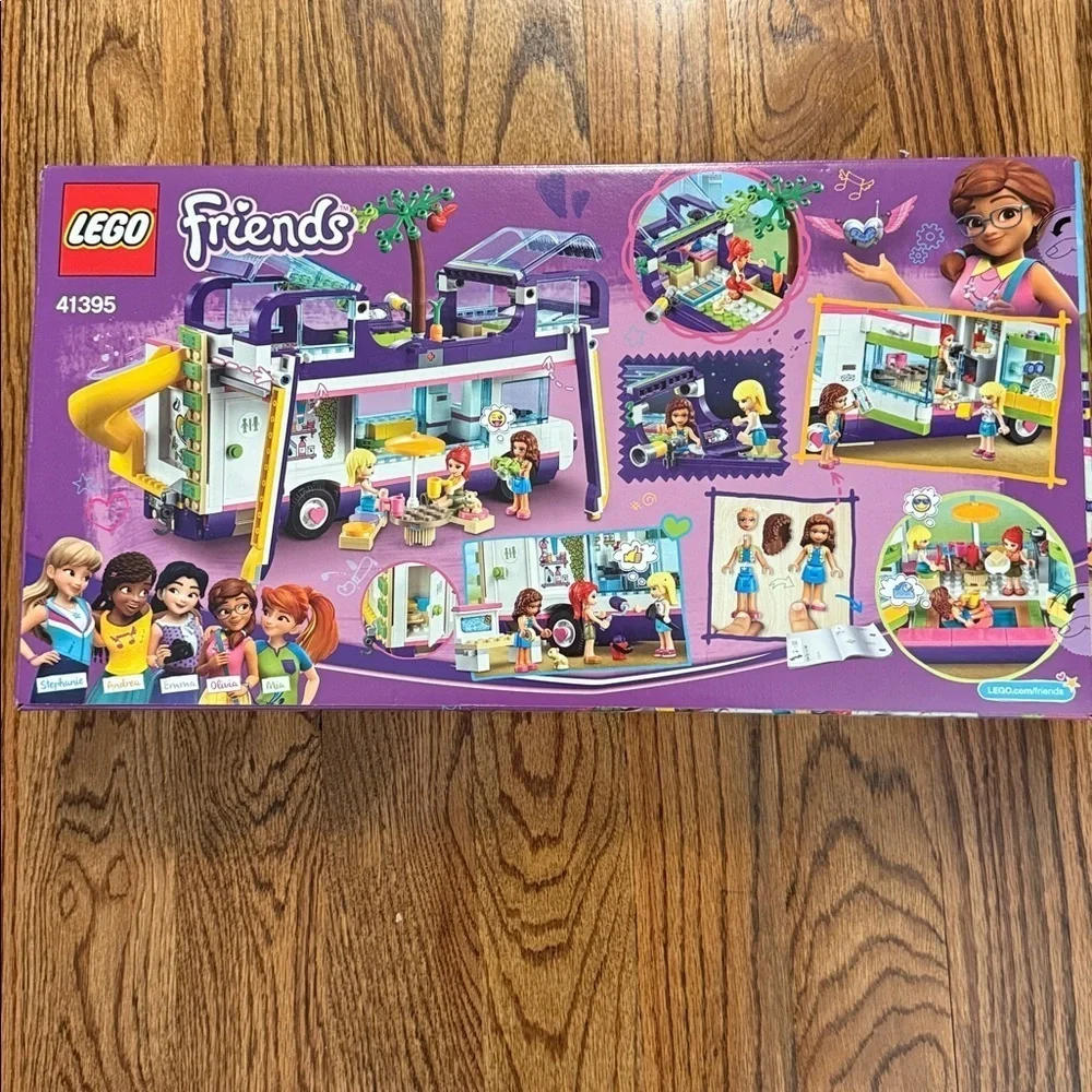 Lego friends friendship bus set 41395 new in sealed box 778 pieces retired